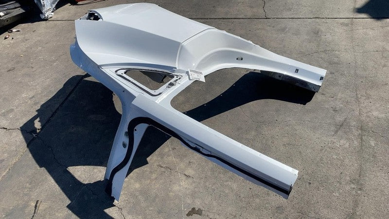 ⭕ 2020-2023 Tesla Model Y Rear Left Quarter Panel Structural Cutout White PPSW