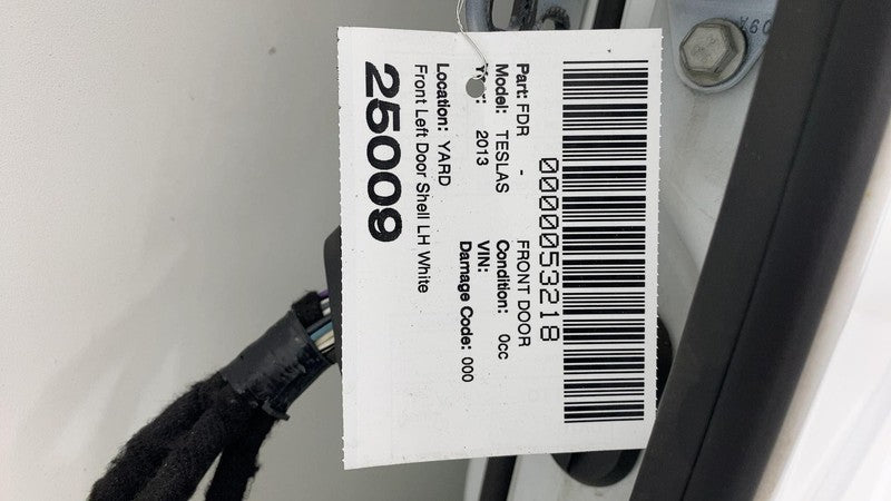 2012-2015 Tesla Model S MS Front Driver Side Door Shell Panel Left LH