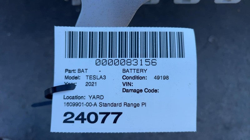 ⭕ 21-23 Model 3 Standard Range 1609905-01-A Battery Module 1609901-00-
