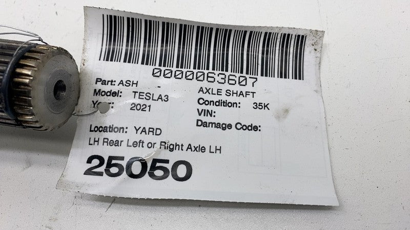 104416100D ⭕ 2017-2023 Model 3 Rear Left or Right CV Axle Shaft Halfshaft 25MM 1044161-00-D