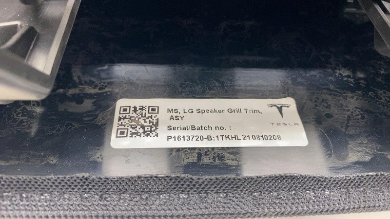 161372000B 2021-2024 Tesla Model S Tailgate Liftgate Speaker Grille Trim Cover w/ Speaker