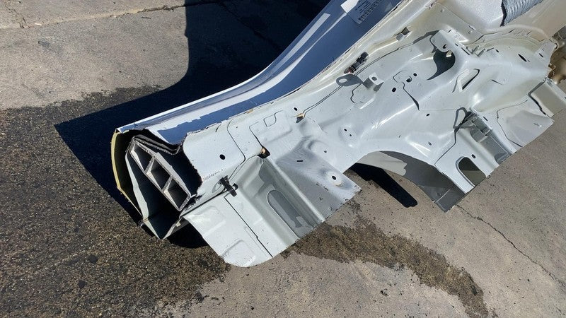 ⭕ 21-23 Tesla Model 3 Rear Right Quarter Panel Structural Frame Cut White - PPSW