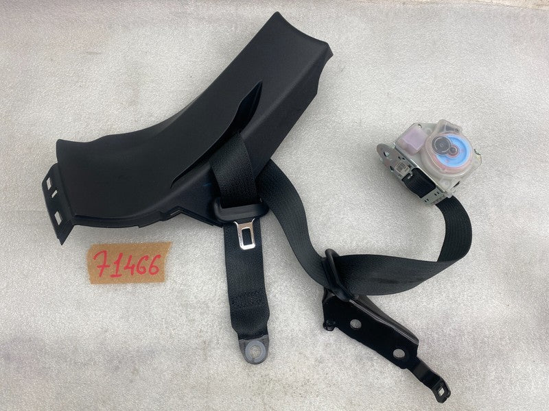 102313600C ⭕ 12-15 Model S Rear Right Seat Belt Retractor w/ Mid C-Pillar Trim 1023136-00-C