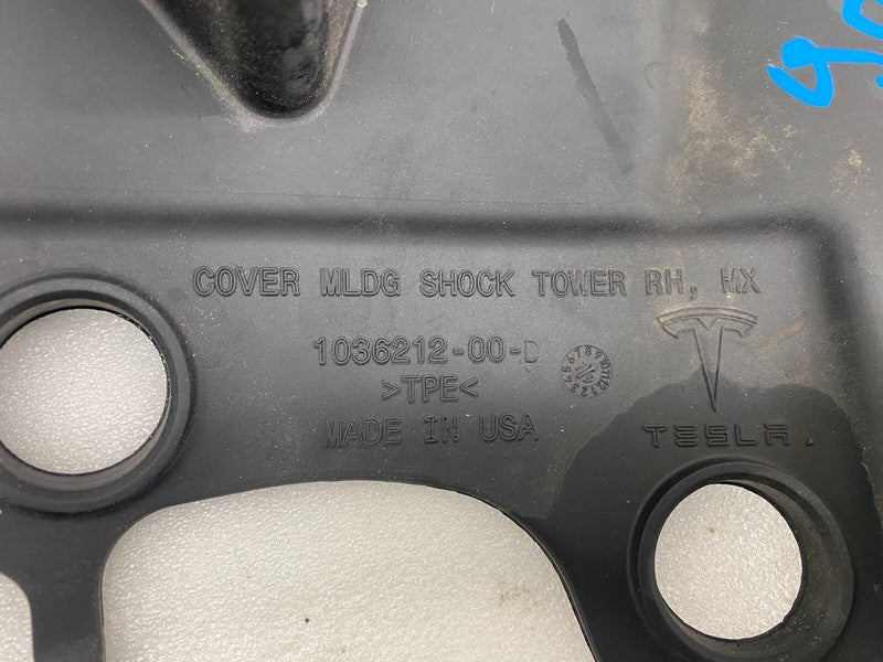 103621200D ⭕ 2016-2020 Tesla Model X Front Shock Tower Cover Molding Right RH 1036212-00-D