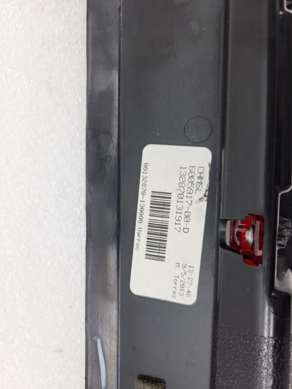 600591700D 2012-2015 Tesla Model S Rear Center High Mounted Stop Light Third 3rd Brake Assy