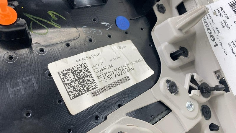 5SC702D2AG ⭕17-24 Chrysler Pacifica Front Driver Side Door Panel Trim Cover Left 5SC702D2AG