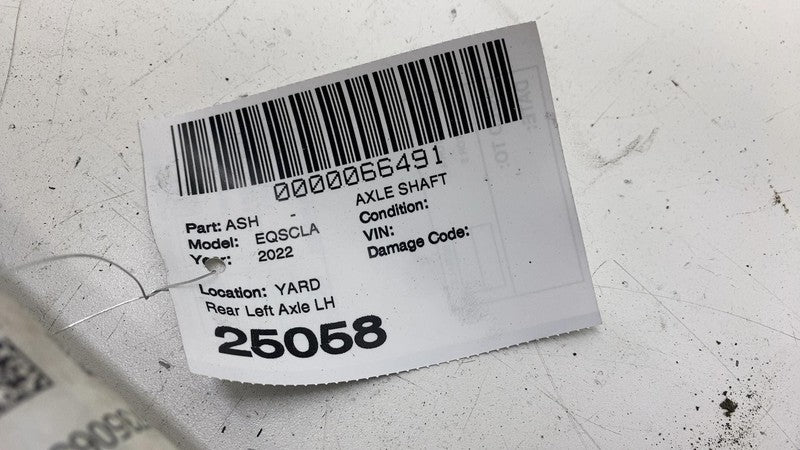 A2973506300 ⭕ 2022 Mercedes-Benz EQS 450+ V297 Rear Left Axle Drive Shaft RWD LH A2973506300
