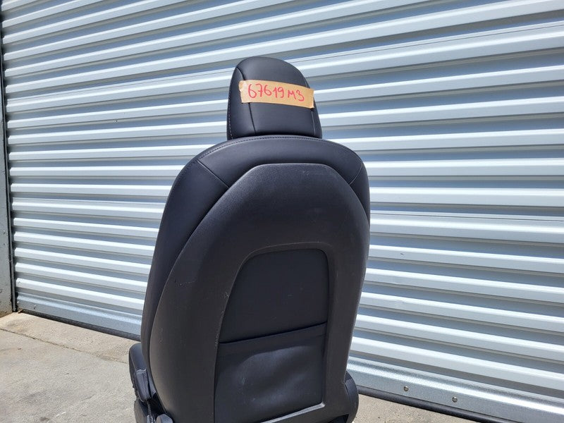 ⭕ 2017-2022 Tesla Model 3 Y Front Passenger Side 1st Row Seat Black Right Assy