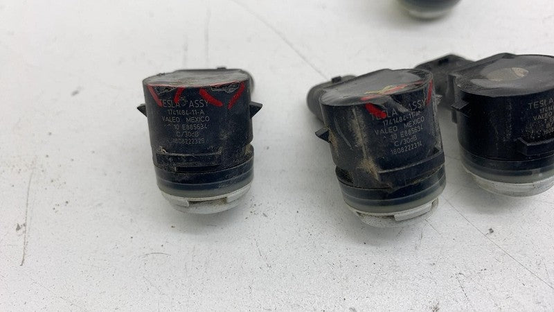 ⭕ 21-23 Model 3 SET x6 Park Assist Sensor White PPSW 1741484-11-A / 17