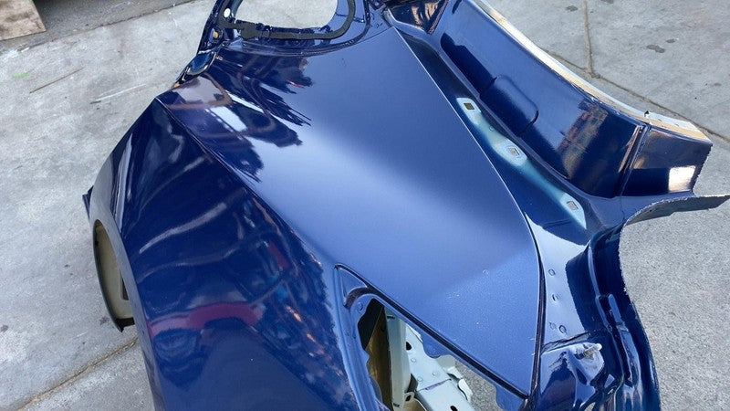 ⭕ 17-20 Tesla Model 3 Rear Left Quarter Panel Structural Frame Cut Blue - PPSB