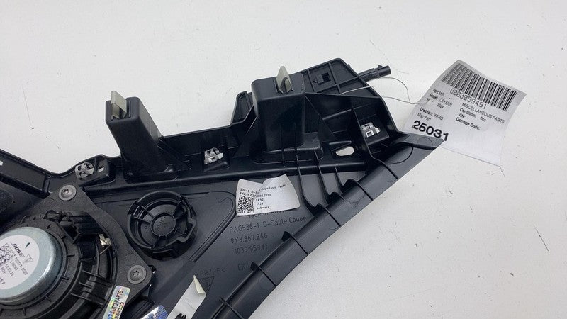 9Y3.867.246 ⭕2019-2024 Porsche Cayenne Rear Right Quarter D-Pillar Trim w/ Speaker 9Y3867246