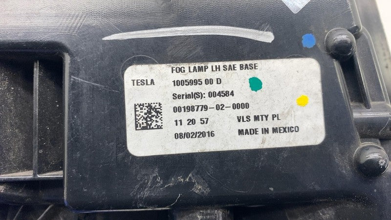100599500D 2012-2020 Tesla Model S Front Driver Side LED Fog Light Cornering Lamp Left Assy