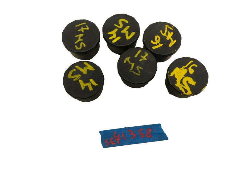 ⭕ 2016-2020 Tesla Model S MS SET of 6-pcs Wheel Tire Valve Cap Cover X6 Assembly