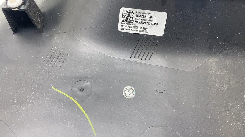 108629900L ⭕ 2017-2023 Tesla Model 3 M3 Right B-Pillar Lower Trim Cover Panel 1086299-00-L