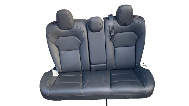⭕ 2024-2025 Tesla Model 3 Rear 2nd Row Black Leather Seat Upper + Lowe
