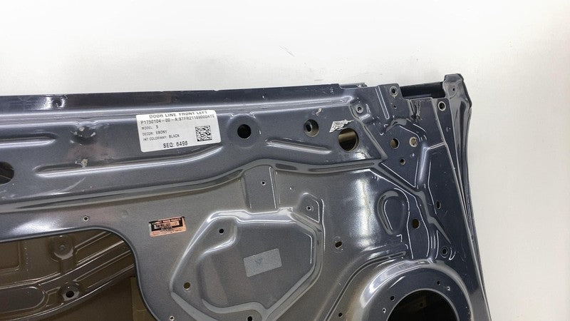 ⭕ 21-24 Model S Front Driver Side Door Shell Panel Left Gray PMNG 1750