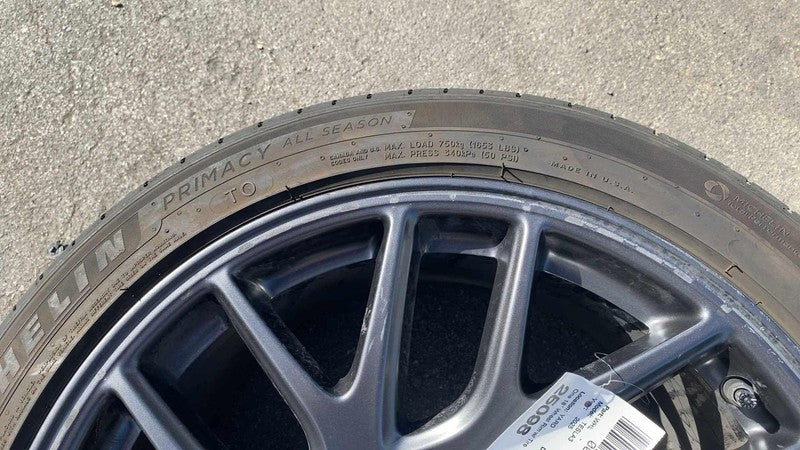 134422900B ⭕ 24 25 Model 3 Wheel Rim 18x8.5J +38MM w/ Michelin Tire 235/45R18 1344229-00-B