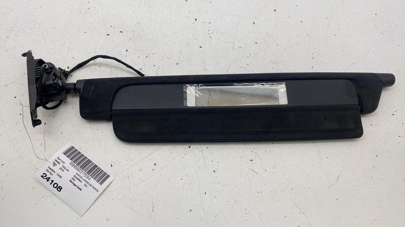 1108417-06-C ⭕16-23 Tesla Model X Front Left Windshield Sun Visor Black Sunvisor 1108417-06-C