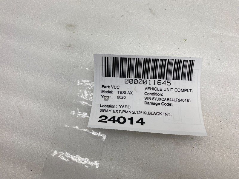 ⭕ 2016-2022 Tesla Model X MX Rear Driver Side Plastic Spine Racetrack Left Assy