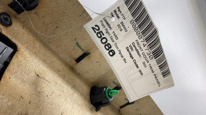 ⭕14-21 BMW i3 I01 Front Passenger Side Interior Door Panel Trim Cover Gray Right