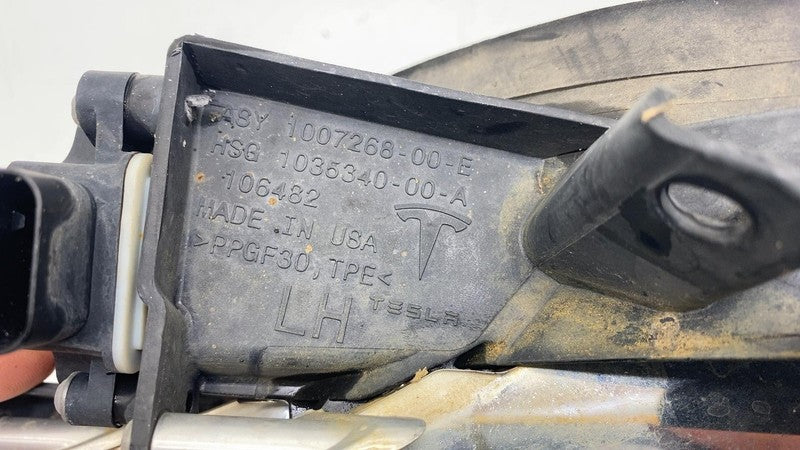 100726700E ⭕12-15 Tesla Model S Front Left Bumper Active Louvre Shutter Grille 1007268-00-E