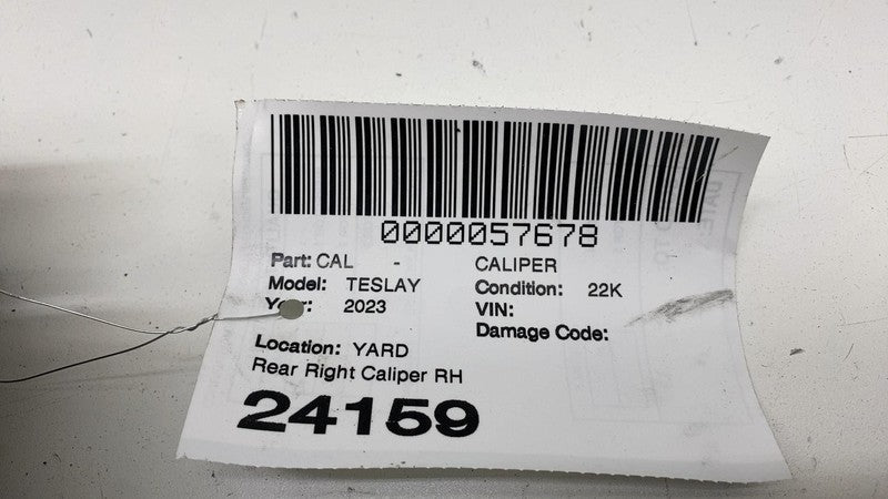 104462400J ⭕ 2017-2023 Tesla Model 3 Y Rear Caliper w/ Brake Line Hose Right 1044624-00-J