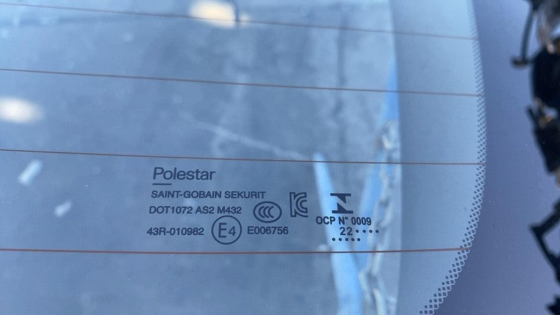 ⭕ 21-23 Polestar 2 Tailgate Liftgate Back Door Shell Panel w/ Glass Silver - 729