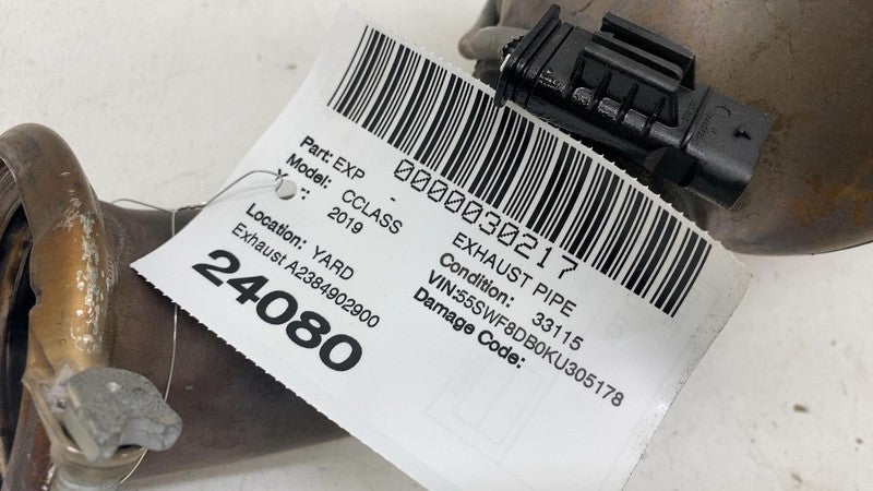 ⭕ 16-19 Mercedes C300 W205 Front Exhaust System Downpipe Header Manifold OEM