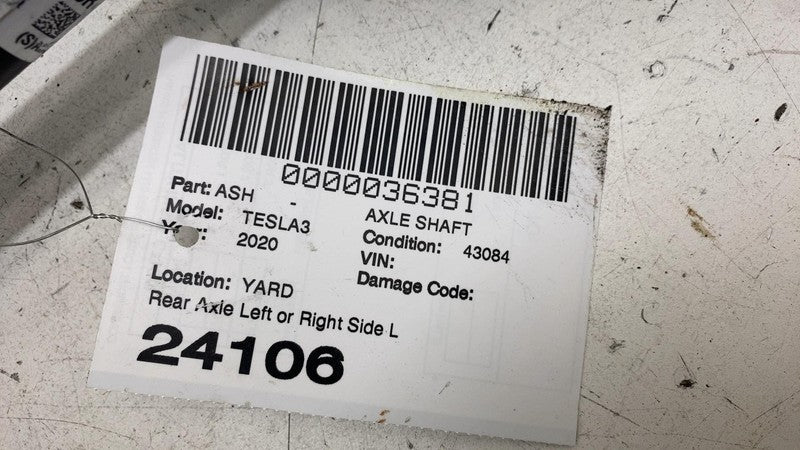 1044161-00-D ⭕ 2017-2023 Tesla Model 3 M3 Rear Left or Right CV Axle Shaft Halfshaft 25MM RWD
