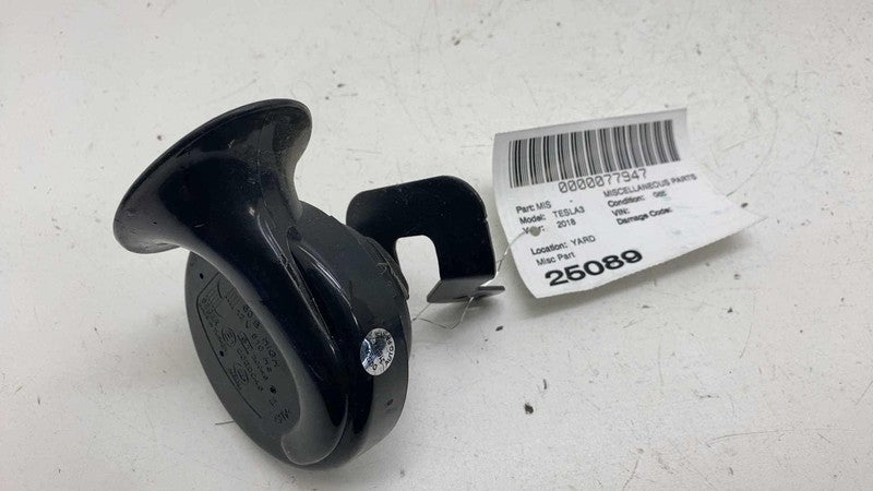 E10020046 ⭕ 2017-2023 Tesla Model 3 M3 Seger High Pitch Tone Horn 12V 510 Hertz w/ Bracket