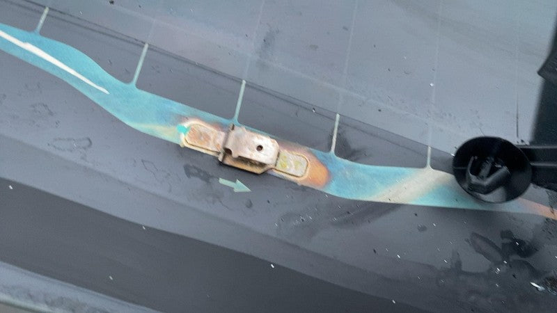 A2126710050 ⭕ 10-16 Mercedes E350 E400 Rear Windshield Window Back Glass Panel A2126710050