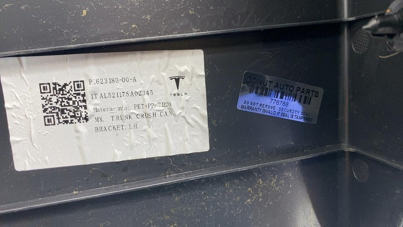 ⭕ 2021-2025 Tesla Model X MX Rear Left Trunk Crush Can Bracket Trim 16