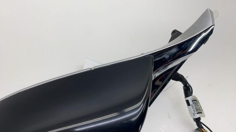 1041317 00 A 2012-2015 Tesla Model S Driver Exterior Rear View Door Mirror Left LH Black PBSB