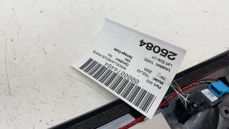 110043700E ⭕ 2017-2023 Tesla Model 3 Left B-Pillar Applique Glass Trim Molding 1100437-00-E