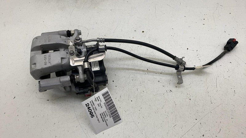 ⭕ 2017-2025 Tesla Model 3 Rear Right Caliper + Brake Hose Line BASE 10