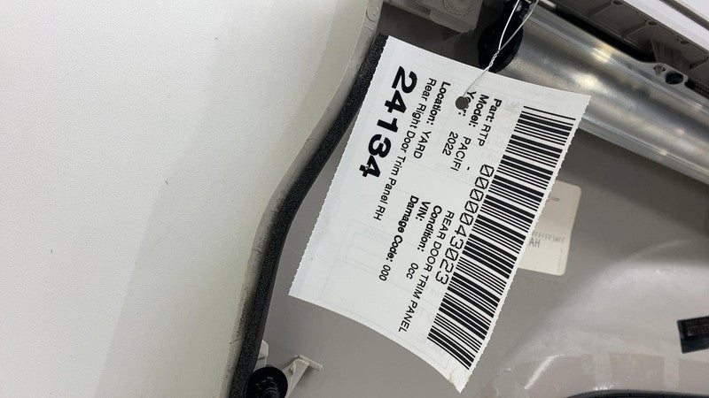 5RP702D2AH ⭕ 2017-2024 Chrysler Pacifica Rear Right Door Panel Trim Card Cover 5RP702D2AH