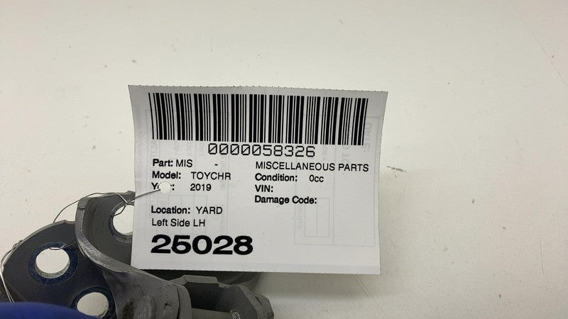 ⭕ 2019 Toyota C-HR SET Driver Side Upper and Lower Door Hinge Left LH