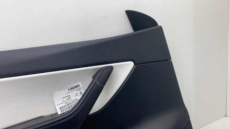 ⭕ 20-24 Tesla Model Y Front Driver Side Door Panel Trim Card Cover White Left LH