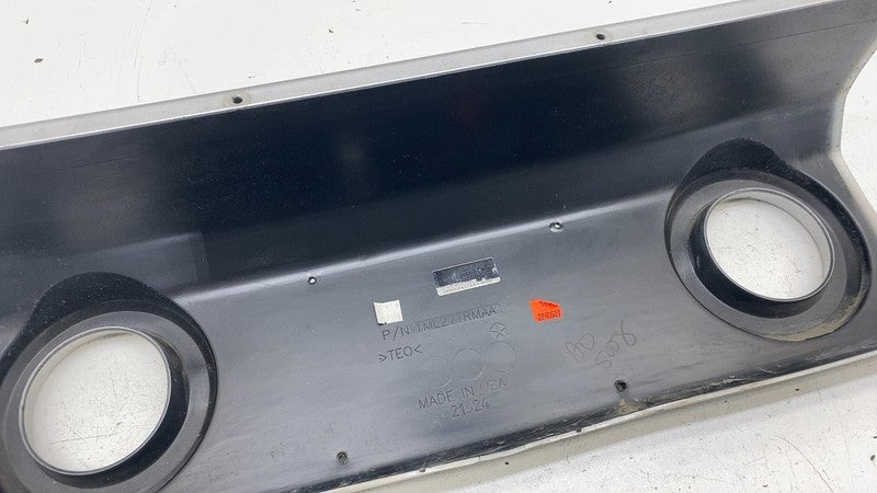 ⭕ 07-18 Jeep Wrangler Front Bumper Center Cover Applique Panel Cover 1