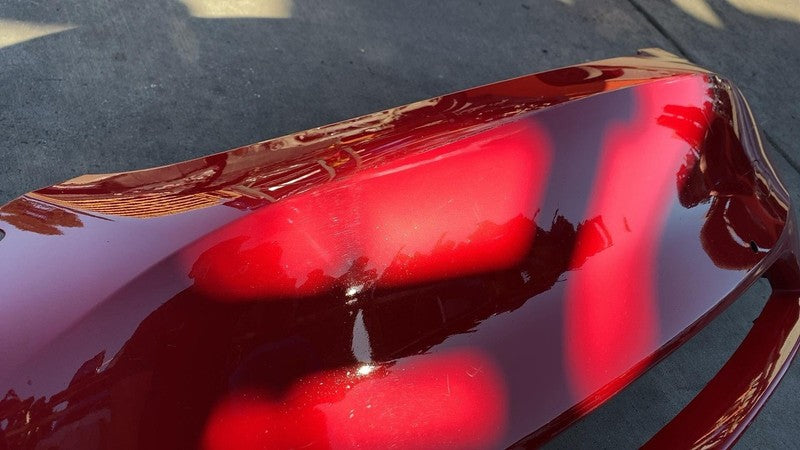 ⭕ 20-23 Model Y Front Bumper Cover Red - PPMR w/ Park Sensor Type 1493