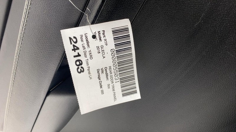 2016-2018 Mercedes-Benz GLE350 Rear Driver Side Door Panel Trim Cover Left Black