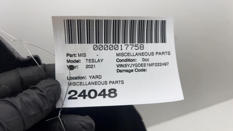 2020-2023 Tesla Model Y Front Frunk Luggage Storage Bin Compartment Inner Carpet