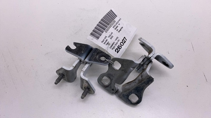 A046571 2017-2023 Tesla Model 3 PAIR Rear Passenger Side Upper & Lower Door Hinge Right