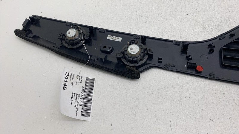 PT00040387 ⭕22-24 Rivian R1T R1S Front Dash Mesh Upper Speaker Grille Trim Cover PT00000746