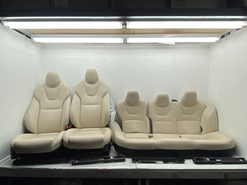 ⭕ 2020-2021 Tesla Model S Front & Rear Bucket Seat Set of 4