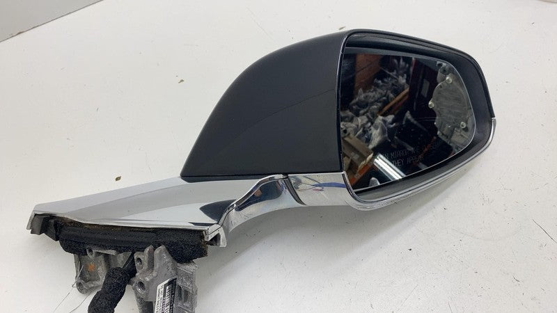 ⭕ 12-15 Model S Passenger Side Exterior Rear View Door Mirror Right Black - PBSB