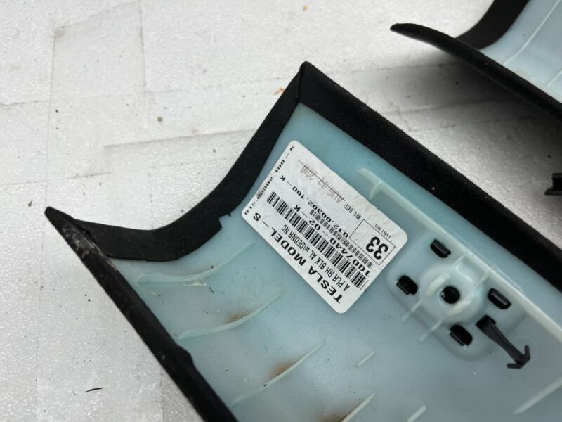 100745802C 2016-2020 Tesla Model S SET of Ceiling Headliner Sunvisor Upper A + B + C-Pillar