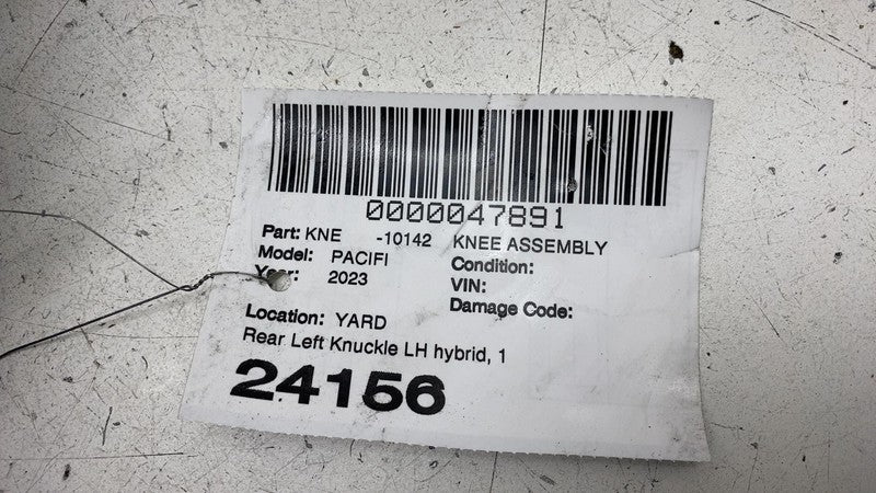 2017-2024 Chrysler Pacifica Rear Left Spindle Knuckle Hub w/ Dust Shield LH FWD