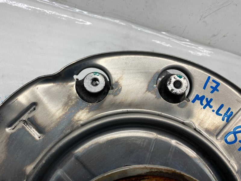 102741100D 16-20 Model X Rear Left Spindle Knuckle w/ Wheel Hub & Dust Shield 1027411-00-D