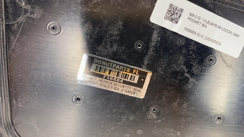 1634347-01-H ⭕ 2021-2024 Model X Front Right Side Door Panel Trim Card RH Black 1634347-01-H